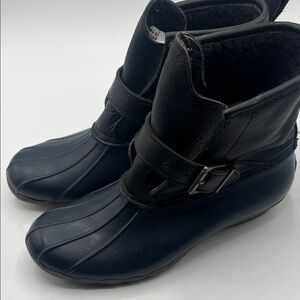 Sperry Top Sider Black and Blue  Duck Boots